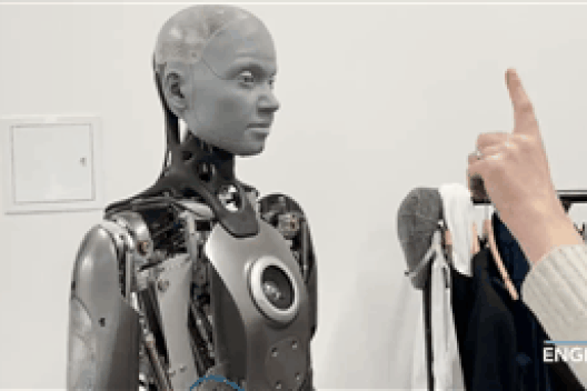 Phản ứng gây kinh ngạc của robot có biểu cảm giống người thật