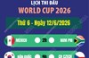 Lịch thi đấu World Cup 2026 ngày 12/6
