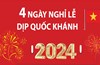 Lịch nghỉ lễ Quốc khánh năm 2024