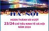 Hà Nội: Hoàn thành và vượt 23/24 chỉ tiêu kinh tế-xã hội năm 2024