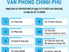 Cơ cấu tổ chức của Văn phòng Chính phủ