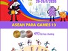 ASEAN Para Games 13 chính thức diễn ra từ ngày 20 - 26/1/2026