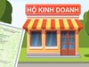 Quy định mới về thủ tục thuế và thông báo doanh thu đối với hộ, cá nhân kinh doanh