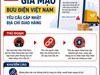 Cảnh báo giả mạo Bưu điện Việt Nam yêu cầu cập nhật địa chỉ giao hàng