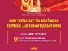 Gian trưng bày của Bộ Công an tại Triển lãm thành tựu đất nước
