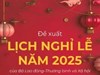 Lịch nghỉ lễ, Tết năm 2025