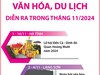 Một số sự kiện văn hóa, du lịch diễn ra trong tháng 11/2024