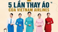 50 năm đồng phục tiếp viên Vietnam Airlines: 5 lần thay đổi đáng nhớ