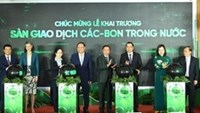 Sàn giao dịch các-bon Việt Nam chính thức vận hành, phiên đầu ghi nhận hơn 1.200 tấn CO2 được giao dịch