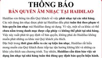 Haidilao giải thích lý do không phát nhạc theo yêu cầu của khách hàng