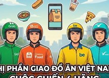 Cuộc đua giao đồ ăn tại Việt Nam: Grab – ShopeeFood song hành, be và Xanh SM nhập cuộc