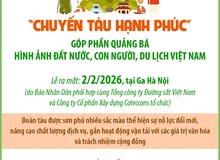 “Chuyến tàu Hạnh phúc” góp phần quảng bá hình ảnh đất nước, con người, du lịch Việt Nam