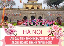 Hà Nội: Lần đầu tiên tổ chức Đường hoa Tết trong Hoàng thành Thăng Long