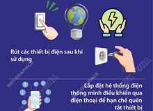 Tiết kiệm điện từ thay đổi thói quen hàng ngày