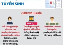 Cảnh báo lừa đảo cập nhật thông tin tuyển sinh