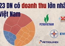 Doanh nghiệp nào tạo doanh thu lớn nhất Việt Nam? 4 “ông lớn” nhà nước chiếm gần một nửa tổng quy mô