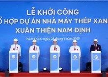 Khởi công siêu dự án thép 98.000 tỷ đồng tại Nam Định: Tham vọng sản xuất thép cho vỏ ô tô, vũ khí lần đầu có ở Việt Nam