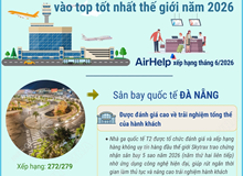 3 sân bay của Việt Nam vào top tốt nhất thế giới năm 2026