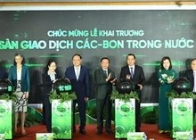 Sàn giao dịch các-bon Việt Nam chính thức vận hành, phiên đầu ghi nhận hơn 1.200 tấn CO2 được giao dịch