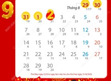 Lịch nghỉ lễ Quốc khánh năm 2026