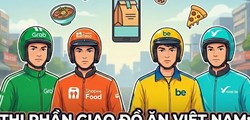Cuộc đua giao đồ ăn tại Việt Nam: Grab – ShopeeFood song hành, be và Xanh SM nhập cuộc