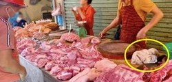 Vì sao người bán thường lau thịt lợn? Những điều người mua nên biết khi đi chợ