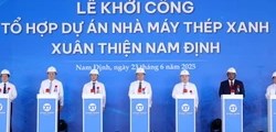 Khởi công siêu dự án thép 98.000 tỷ đồng tại Nam Định: Tham vọng sản xuất thép cho vỏ ô tô, vũ khí lần đầu có ở Việt Nam