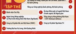 Vinh quang Việt Nam năm 2025 tôn vinh 19 tập thể, cá nhân xuất sắc trong mọi lĩnh vực đời sống xã hội