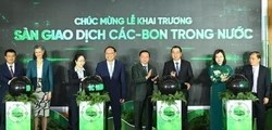 Sàn giao dịch các-bon Việt Nam chính thức vận hành, phiên đầu ghi nhận hơn 1.200 tấn CO2 được giao dịch