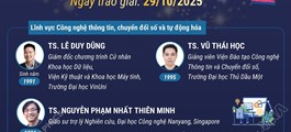 10 nhà khoa học trẻ nhận Giải thưởng Quả cầu vàng năm 2025