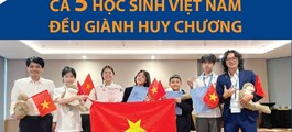 Kỳ thi Olympic vật lý trẻ thế giới năm 2025 (WYPO 2025): Cả 5 học sinh Việt Nam đều giành huy chương