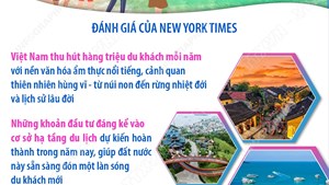Việt Nam vào top 52 điểm đến năm 2026