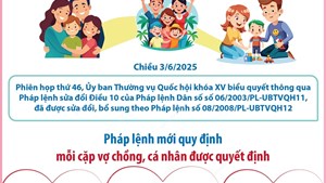 Sửa Pháp lệnh Dân số: Vợ chồng tự quyết định số con và thời gian sinh con