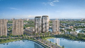 Dự án thấp tầng xuất hiện giữa nội đô Hà Nội với lợi thế sát hồ và tuyến Metro