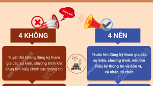 4 KHÔNG và 4 NÊN để tránh bị lừa đảo dịp 2/9
