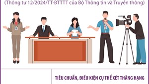 Tiêu chuẩn, điều kiện cụ thể xét thăng hạng lên chức danh nghề nghiệp biên tập viên hạng I, II từ 7/11/2024