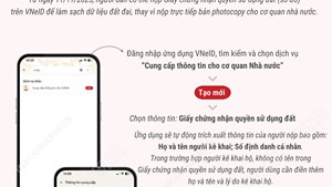 Hướng dẫn nộp "sổ đỏ" trên VNeID