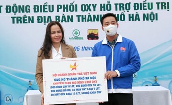 Hội Doanh nhân trẻ Việt Nam chuyển giao mô hình ATM Oxy cho Hà Nội