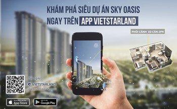 Vietstarland đứng đầu doanh số phân phối căn hộ Sky Oasis trong ngày đầu ra mắt