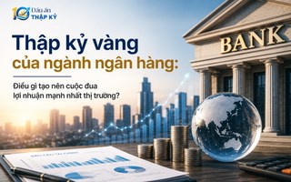 Một thập kỷ tăng trưởng mạnh của ngân hàng: Động lực nào đứng sau cuộc đua lợi nhuận?