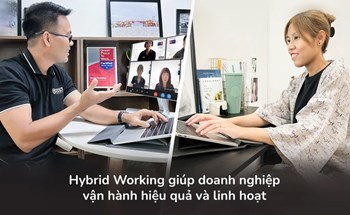 Hybrid working - đón đầu mô hình làm việc của tương lai