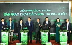Sàn giao dịch các-bon Việt Nam chính thức vận hành, phiên đầu ghi nhận hơn 1.200 tấn CO2 được giao dịch