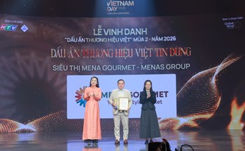 MENA GOURMET ĐƯỢC VINH DANH “DẤU ẤN THƯƠNG HIỆU VIỆT TIN DÙNG” TẠI MADE BY VIETNAM DAY 2026