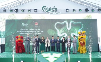 Carlsberg Việt Nam mở rộng nhà máy bia Phú Bài, khẳng định cam kết phát triển bền vững tại thị trường Việt Nam