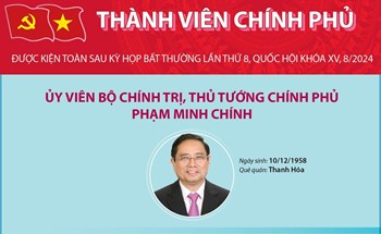 Thành viên Chính phủ nhiệm kỳ 2021-2026 (được kiện toàn sau kỳ họp bất thường lần thứ 8, Quốc hội khóa XV)