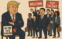 Mỹ nâng “thuế nhân tài” – cánh cửa khép lại ở Washington, mở ra cho thế giới