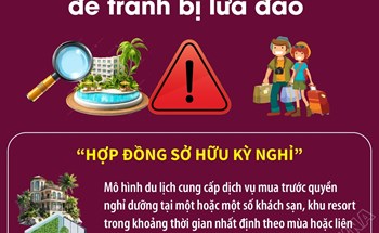 Tìm hiểu kĩ “Hợp đồng sở hữu kỳ nghỉ” để tránh bị lừa đảo