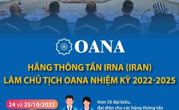 TTXVN tiếp tục trúng cử vào Ban Chấp hành OANA nhiệm kỳ 2022 - 2025
