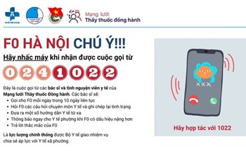 Hà Nội tái khởi động mạng lưới "Thầy thuốc đồng hành" hỗ trợ F0 từ xa