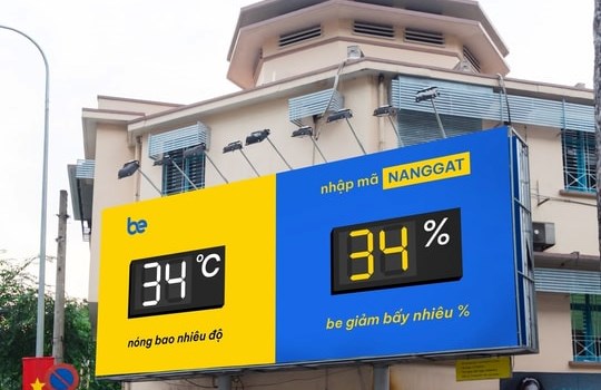 Khi nhãn hàng dùng luôn thời tiết làm quảng cáo